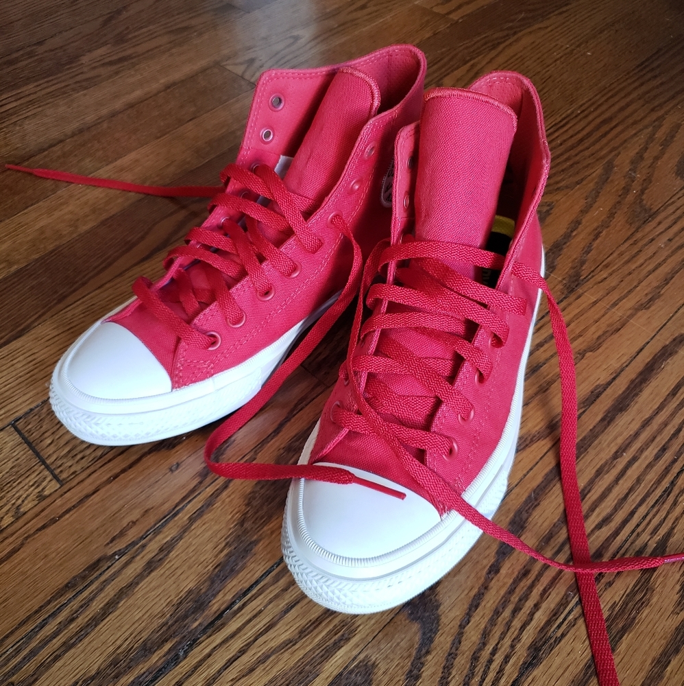 Red Converse Chuck Taylor II